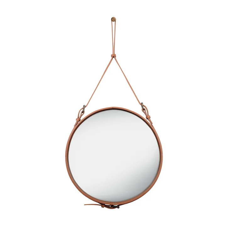 Adnet Miroir Ø 58 cm de Gubi en brun