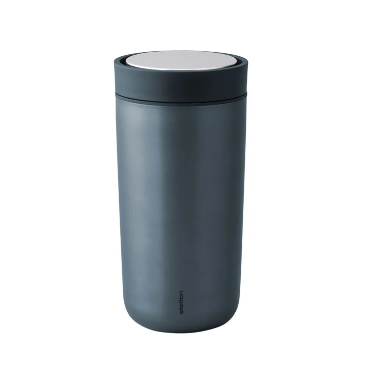 To Go Click 0,4 l à double paroi de Stelton en bleu foncé Metallic