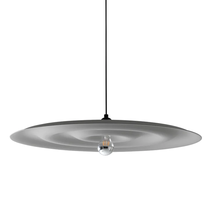 Suspension lumineuse Alma par Wästberg en gris-blanc