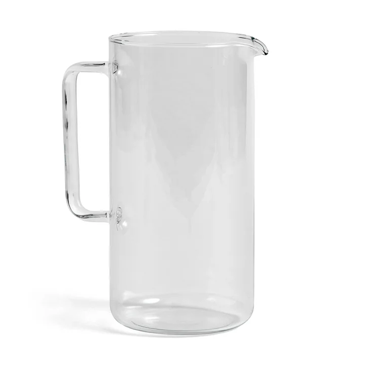 Carafe L transparente, H 23,5 cm de HAY