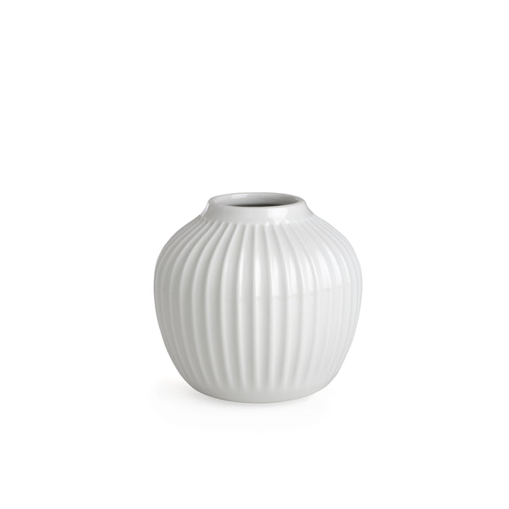 Hammershøi Vase H 12,5 cm de Kähler Design en blanc