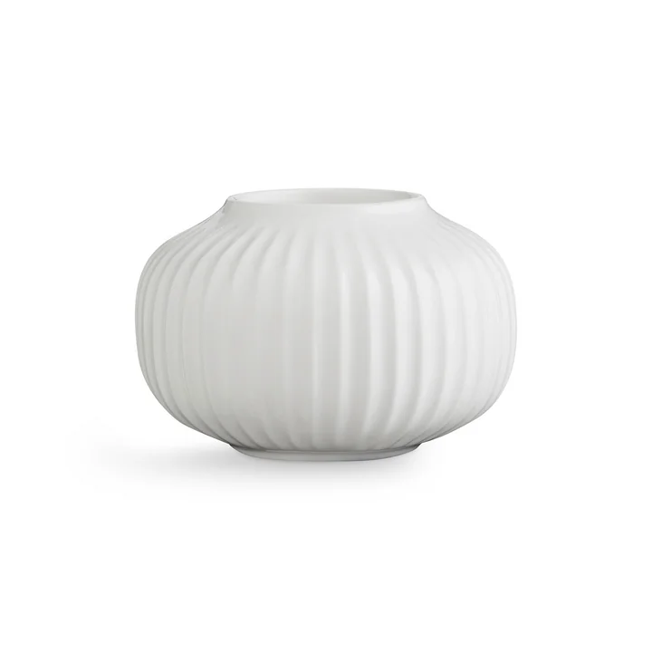Hammershøi Porte-bougie H 6,5 cm de Kähler Design en blanc