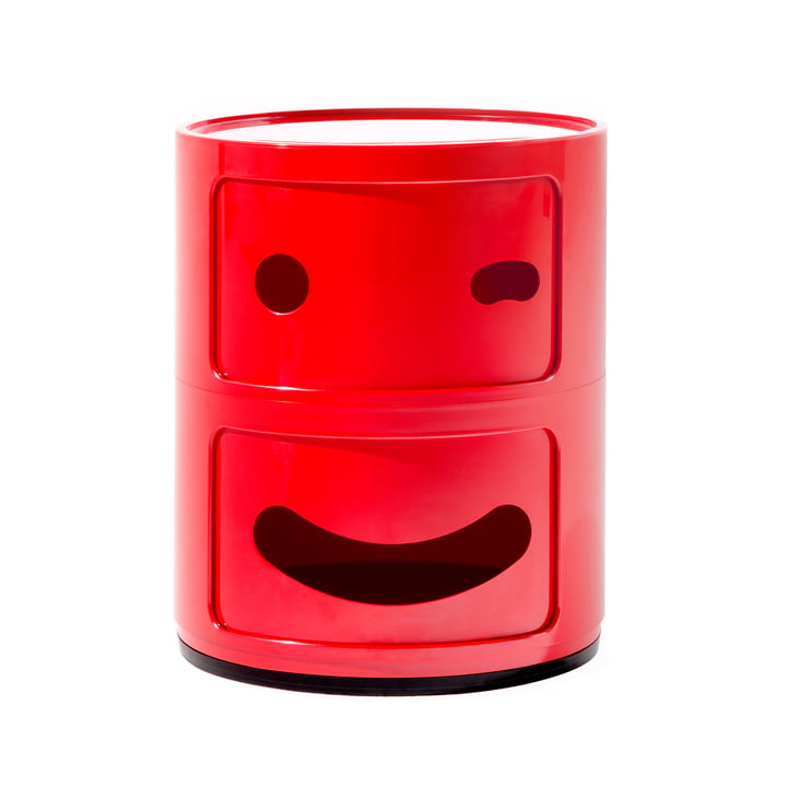 Kartell - Componibili Smile 4926, rouge
