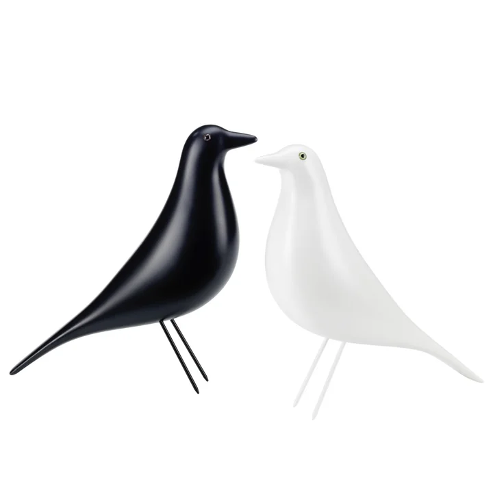 Le Vitra Housebird en tant que pièce de collection et édition limitée en blanc. Le classique parmi les objets de décoration en couleur limitée disponible uniquement pour une période limitée.