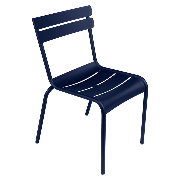 Le Fermob - Luxembourg Chaise en bleu abysse