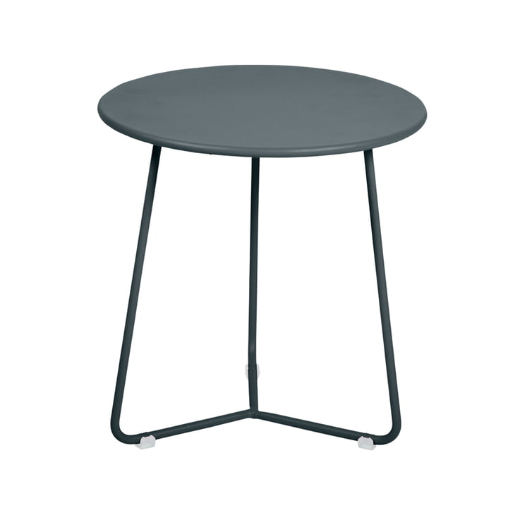 Le Fermob - Cocotte Table d'Appoint / Tabouret, Ø 34 cm x H 36 cm en gris orageux