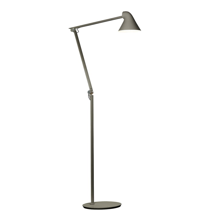 Le Louis Poulsen - Lampadaire à LED NJP en aluminium gris foncé