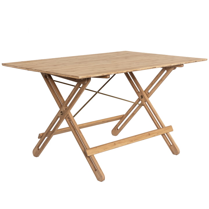La table pliante Field de We Do Wood en bambou
