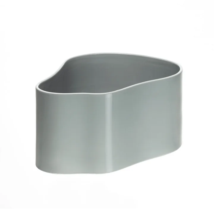 The Artek - Riihitie Planter A, grand / gris clair