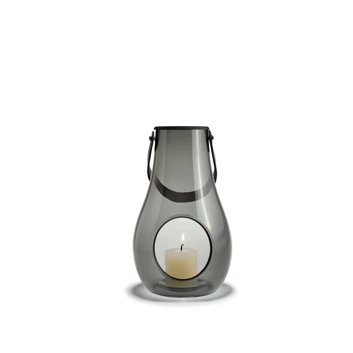 Design with light Lanterne H 16 cm de Holmegaard in Smoke