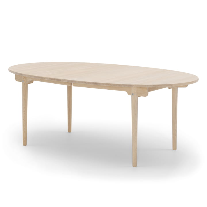 Der Carl Hansen - CH338 Table de salle à manger extensible, 200 x 115 cm, chêne savonné