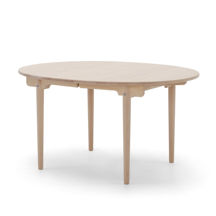Carl Hansen - CH337 Table à manger extensible, 140 x 115 cm, chêne savonné
