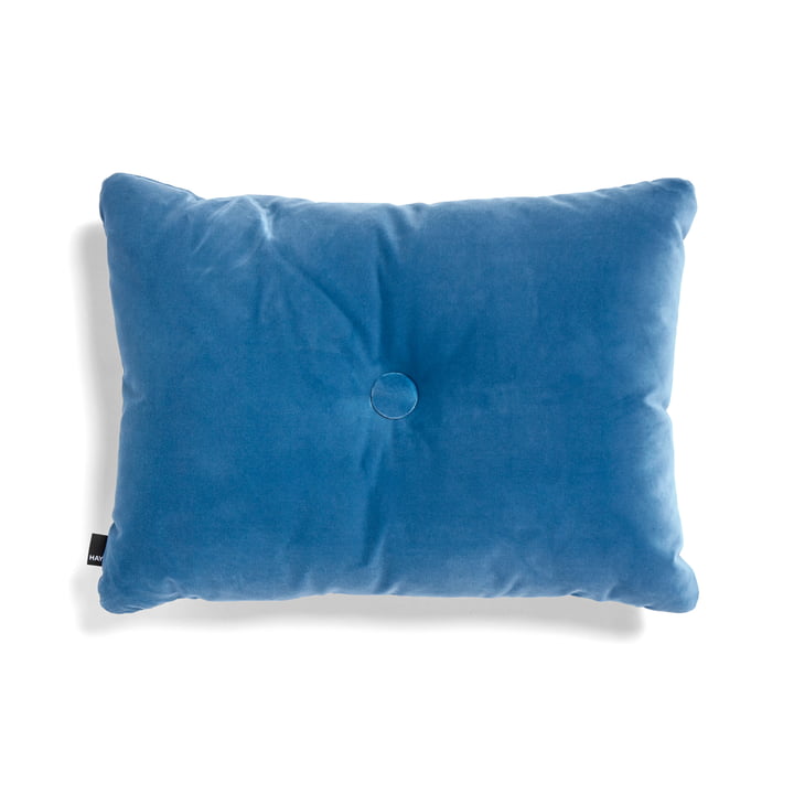 Le coussin Dot Soft de Hay, 45 x 60 cm, bleu