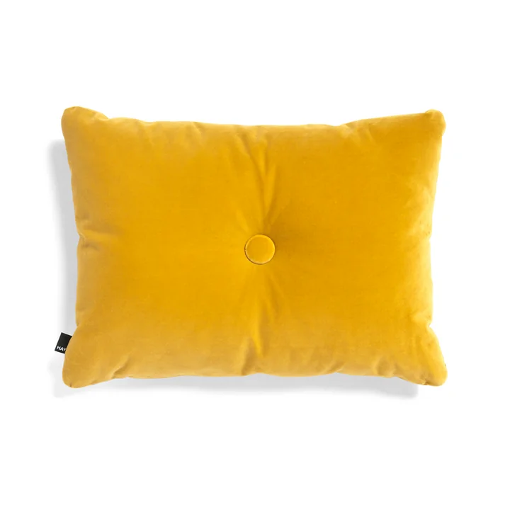 Le coussin Dot Soft de HAY, 45 x 60 cm, jaune
