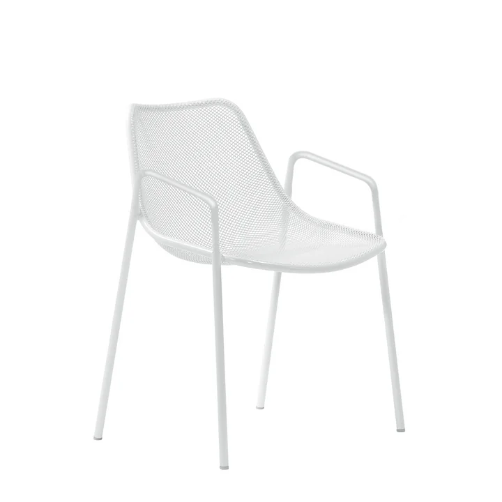 La chaise Round par Emu, blanc