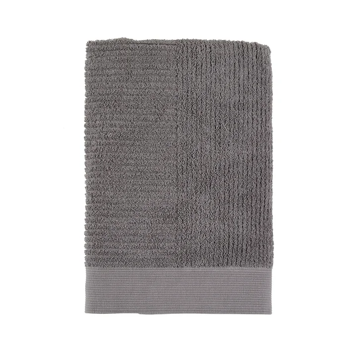 Le Zone Denmark - Classic Serviette de bain, 100 x 50 cm, gris
