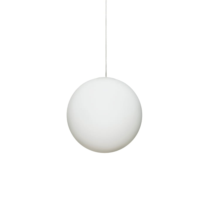 La lampe à suspension Luna Ø 16 cm de Design House Stockholm en blanc