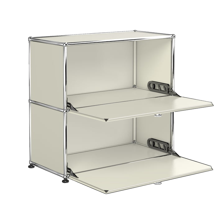 Le USM Haller - Sideboard S avec rabats ouverts