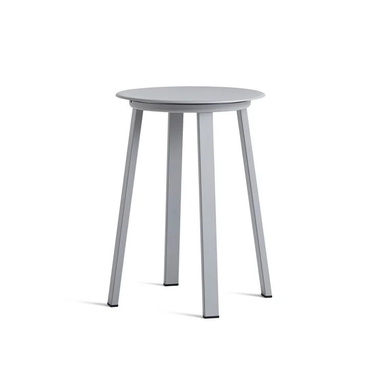 Tabouret Revolver Ø 34 x H 48 cm par HAY en gris ciel