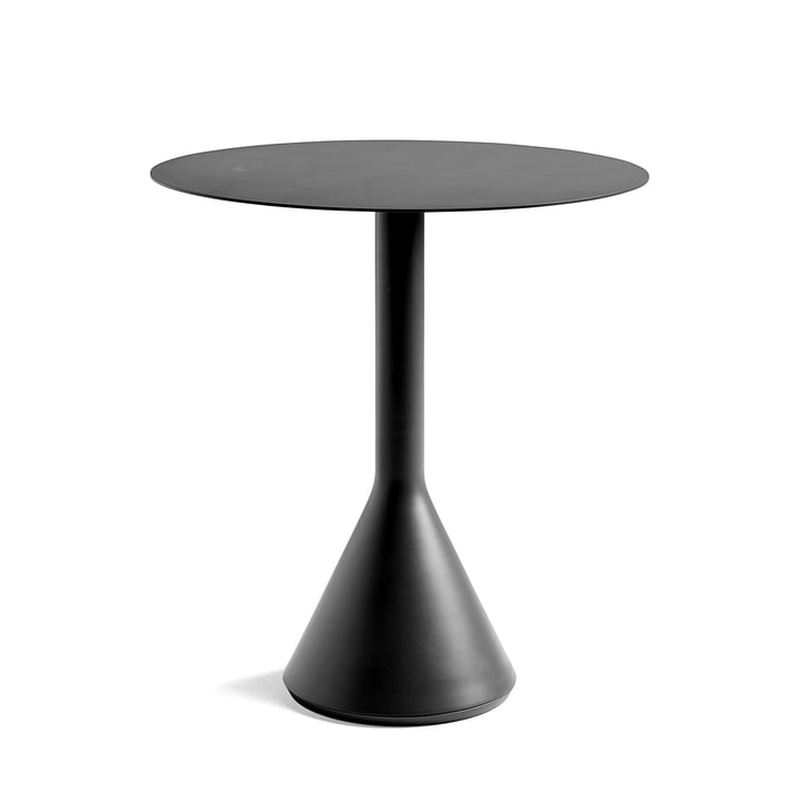 Table de bistrot Palissade Cone Ø 70 x H 74 cm par Hay en anthracite