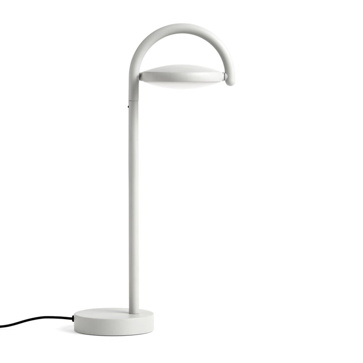 Lampe de table LED Marselis par Hay en gris clair (RAL 7035)