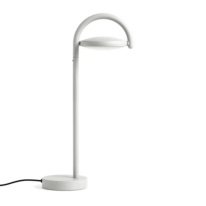 Lampe de table LED Marselis par HAY en gris clair (RAL 7035)
