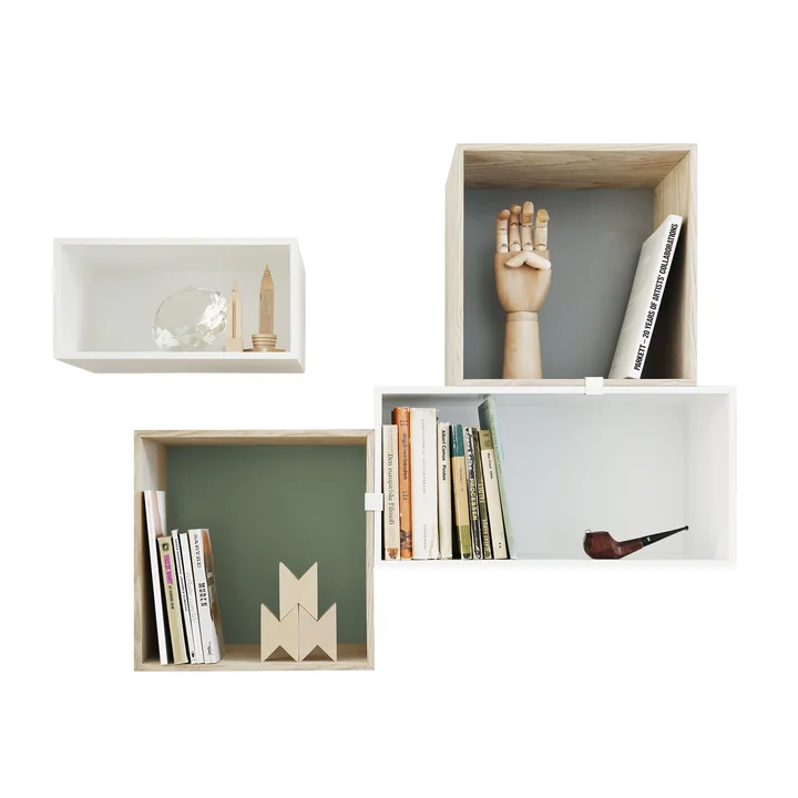 Système d'étagères Mini Stacked 2.0 par Muuto
