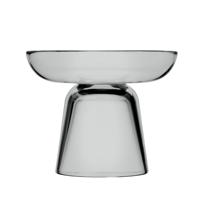 Iittala - Porte-bougie en verre nappa 107 mm, gris