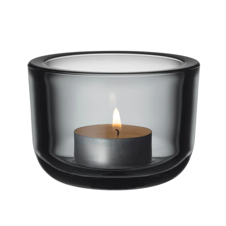 Le porte-bougie Iittala - Valkea 60 mm, gris