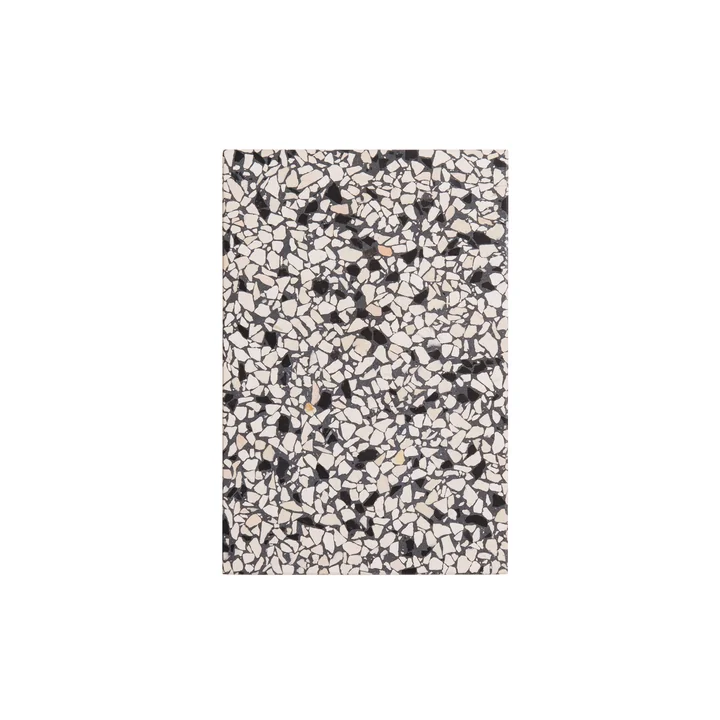 Das OK Design - Confetti Planche à découper et à servir Small, noir & ivoire