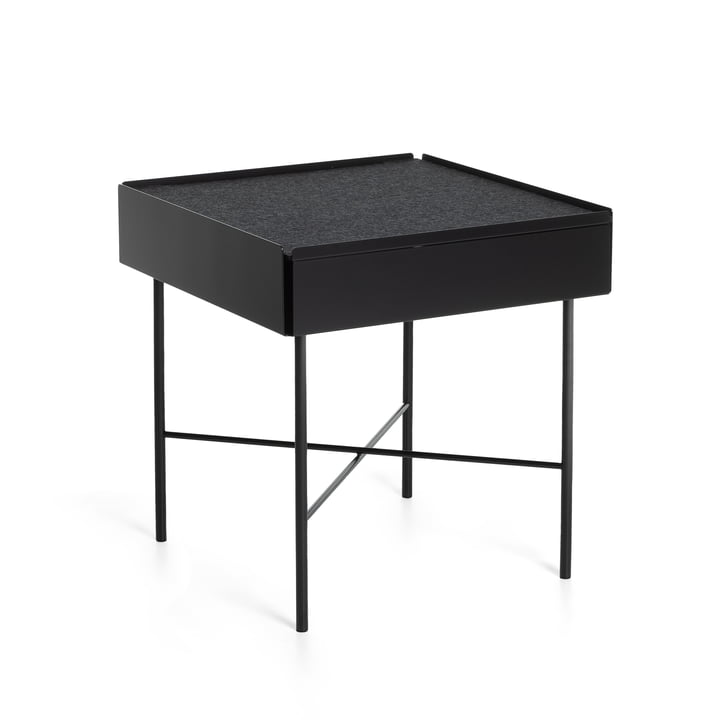 Konstantin Slawinski - Charge Table d'appoint H 45 cm, noir / gris