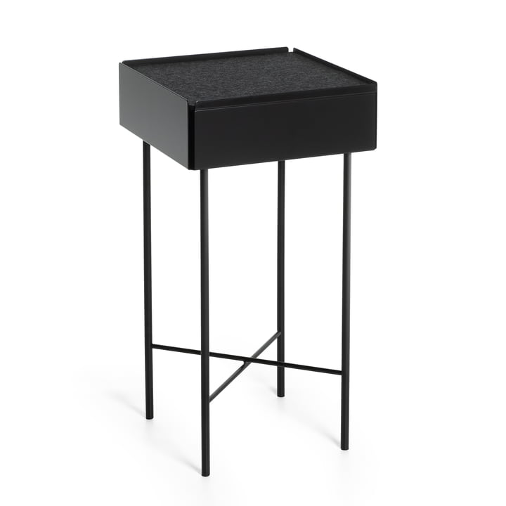 Konstantin Slawinski - Charge Table d'appoint H 65 cm, noir / gris