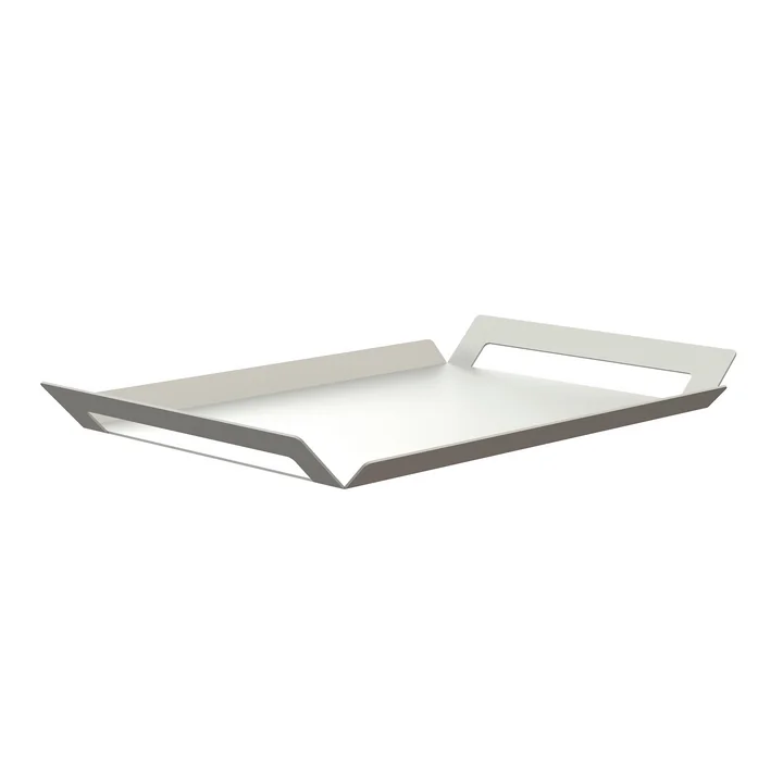 Plateau de service en blanc de Frost