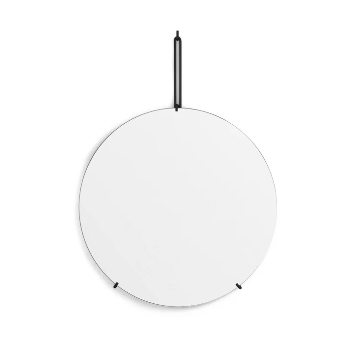 Miroir mural Ø 50 cm de Moebe en noir