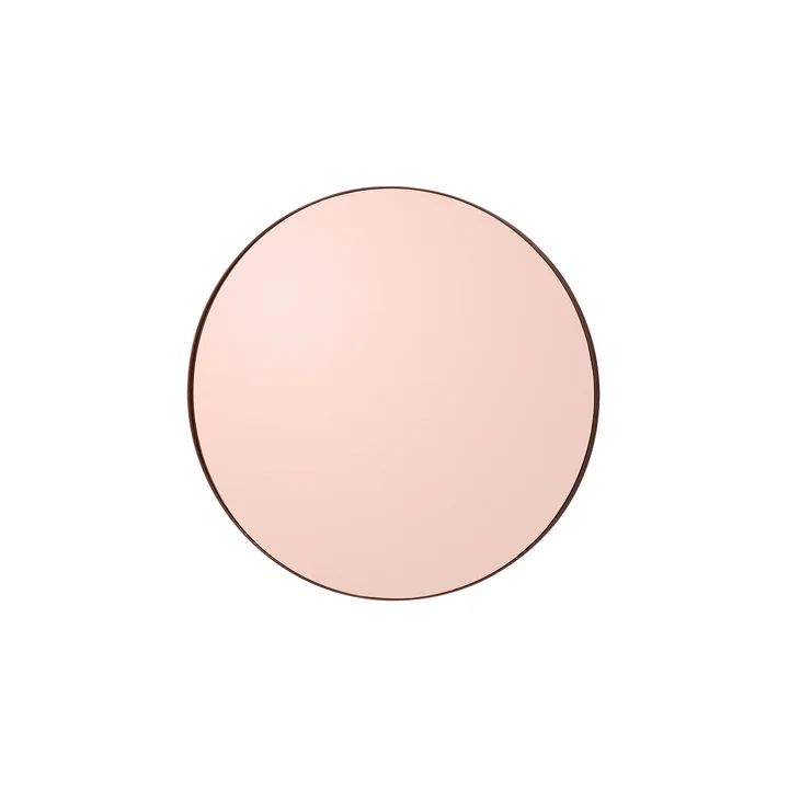 Circum Miroir mural small, Ø 70 cm en rose de AYTM