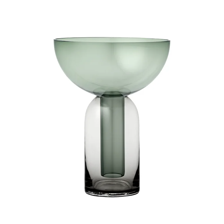 Vase Torus en noir / forêt par AYTM