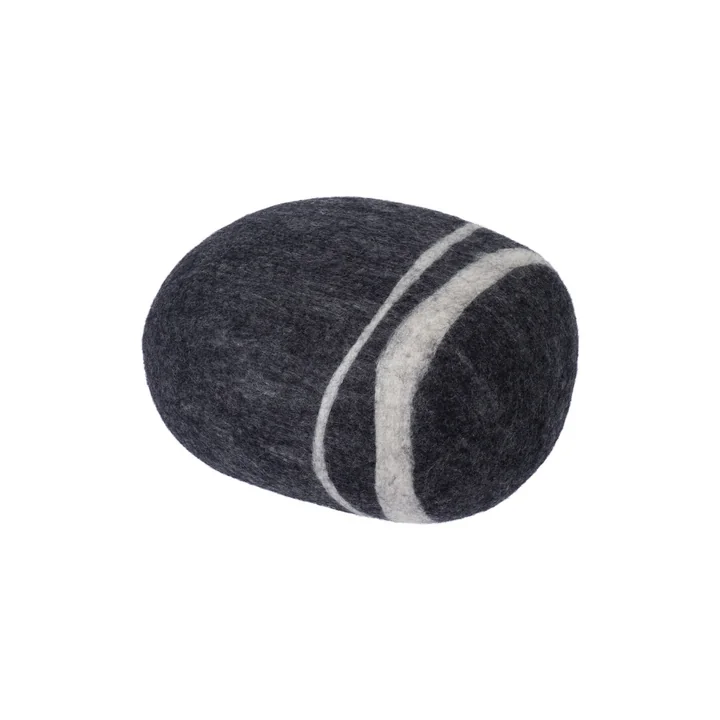 Galet Coussin Hugo M en gris foncé chiné de myfelt