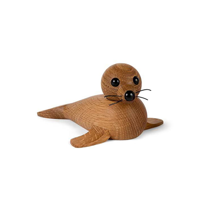 Robbe en bois Baby Seal de Spring Copenhagen en chêne