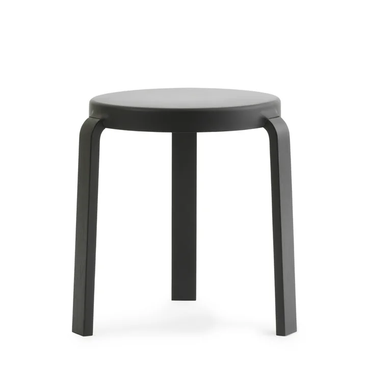 Tabouret de robinetterie de Normann Copenhagen en noir / noir
