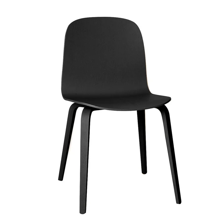 Chaise Visu de Muuto en noir (RAL 9017)