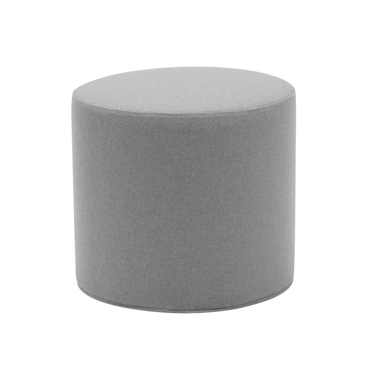 Tabouret de baril / table d'appoint haut Ø 45 x H 40 cm de Softline en feutre gris mélangé (620)