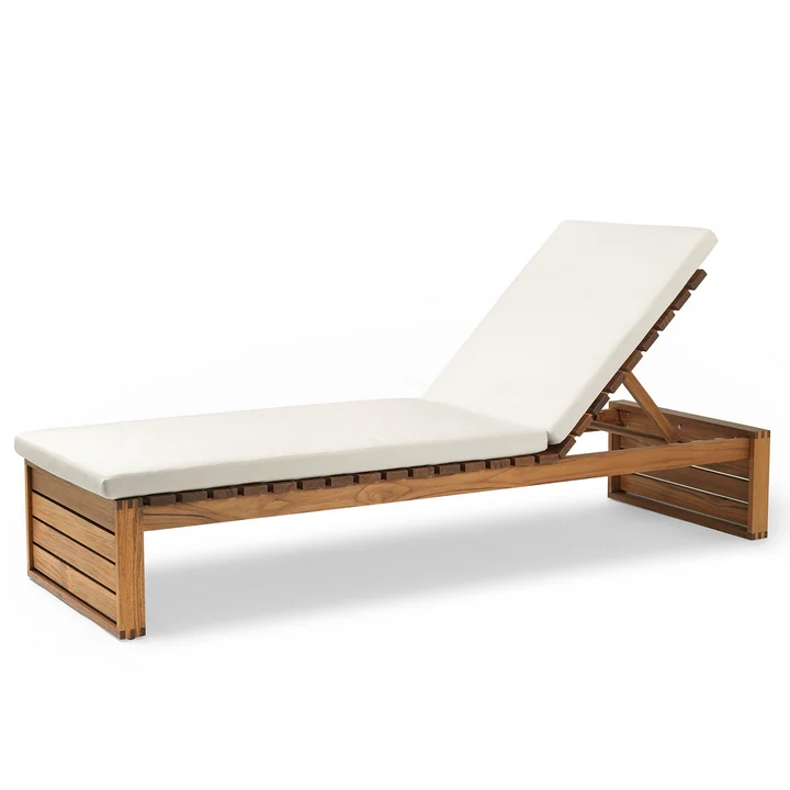 BK14 Bain de soleil en teck huilé de Carl Hansen avec revêtement