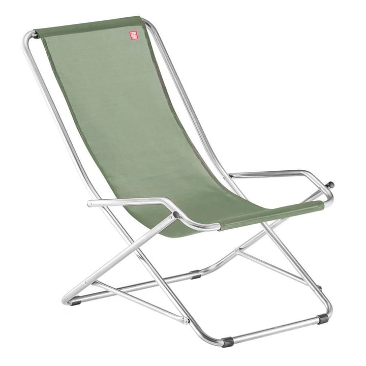 Fauteuil inclinable Dondolina in sage by Fiam