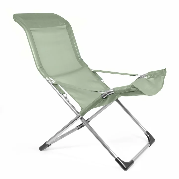 Fauteuil Fiesta, aluminium / sage by Fiam