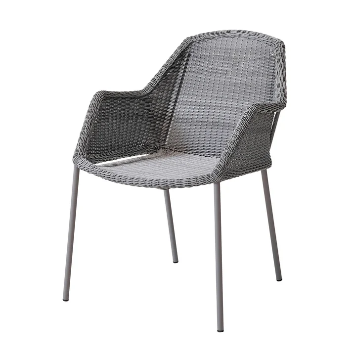 Breeze Fauteuil empilable (5464) de Cane-line en gris clair