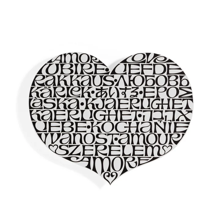 Métal Wall Relief International Love Heart by Vitra