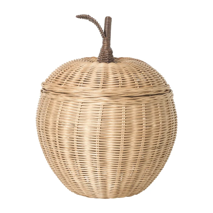 Panier à pommes tissé, Ø 36,5 x H 52 cm de la fermentation Living