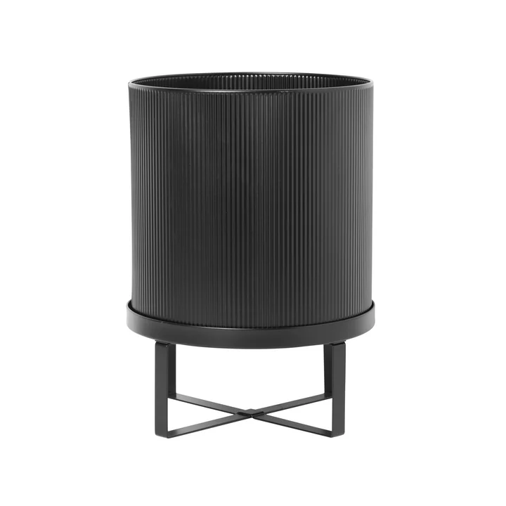 Bau Pot à plantes, Ø 28 x H 38 cm, noir par Ferm Living