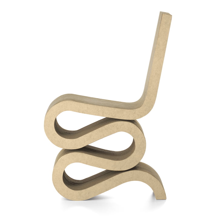 Chaise Wiggle Side Chair by Vitra