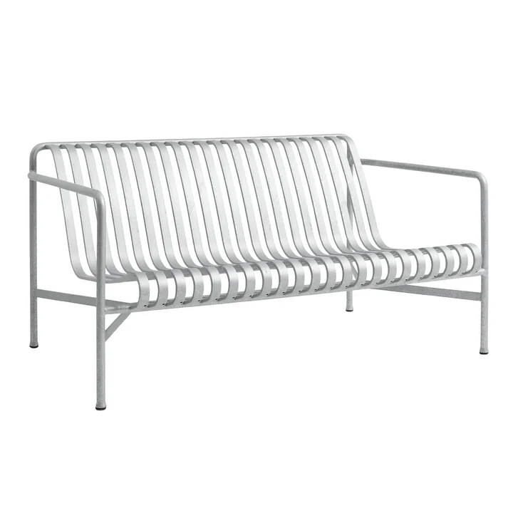 Palissade Lounge Sofa de HAY en hot galvanised